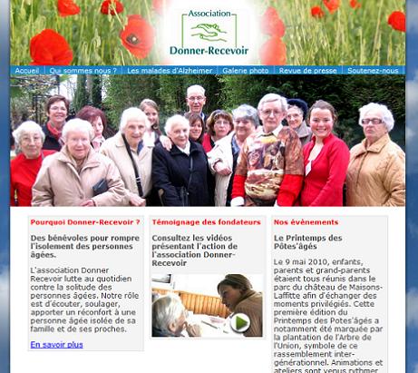 Site de l'association Donner - Recevoir
